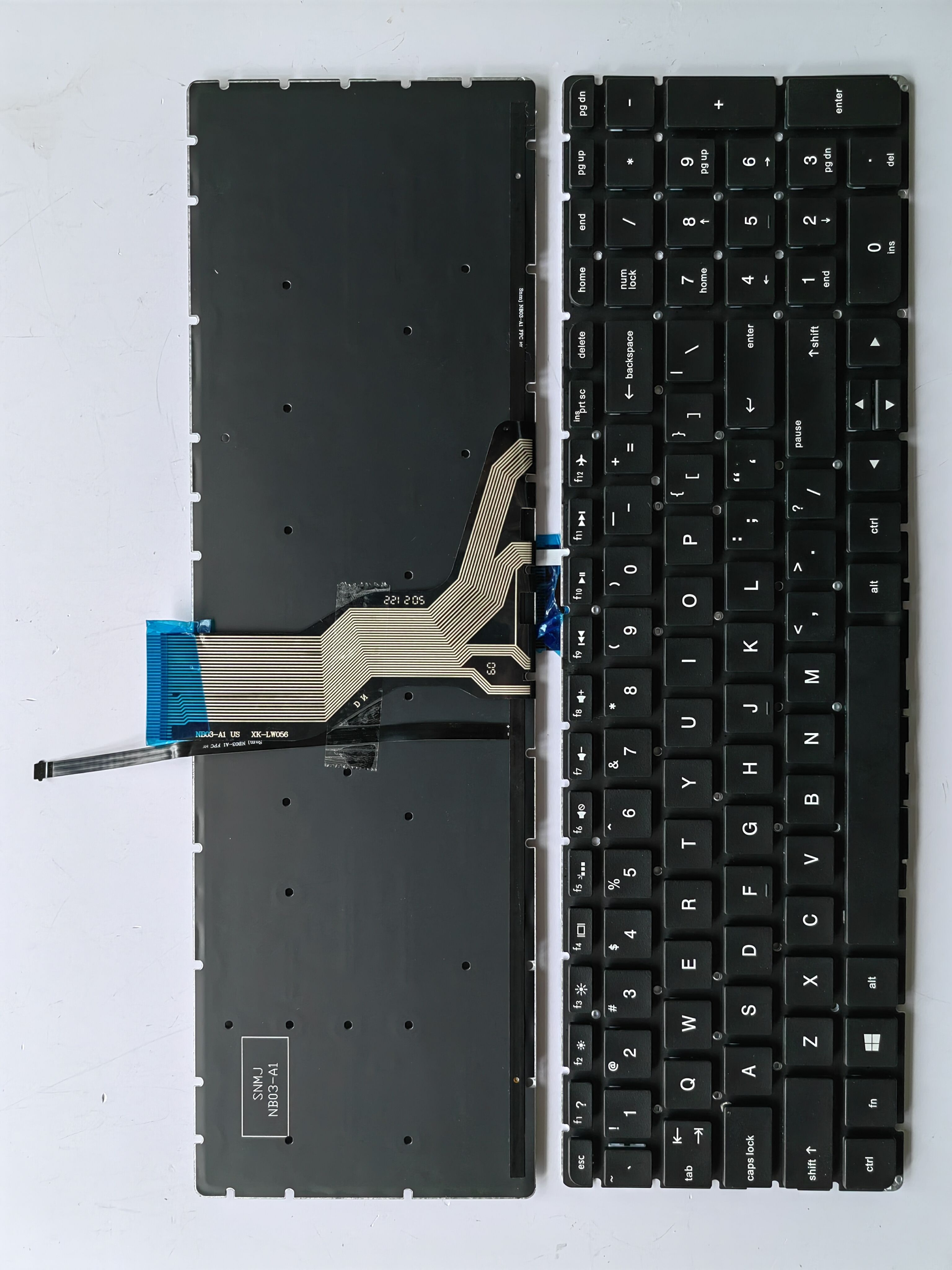 Picture of New Replacement Laptop Keyboard For HP 15-AB/15-BC BLACK Backlit (OEM) US Layout